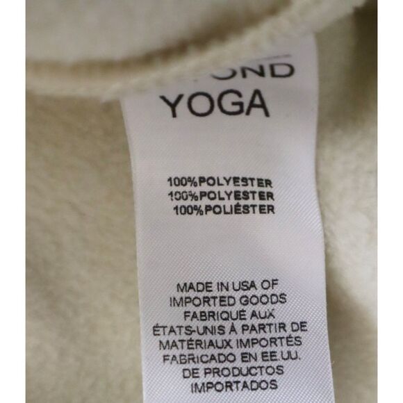 Beyond Yoga FP7818 Women's Sz L Cream New Terrain 1/4 Zip Fleece Pullover - Picture 6 of 6